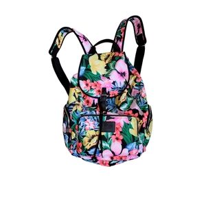 Victoria secret pink floral backpackEUC